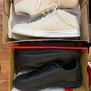 Two pair of men sneakers